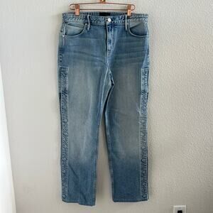 RtA Michael Snap Straight-Leg Jeans 28